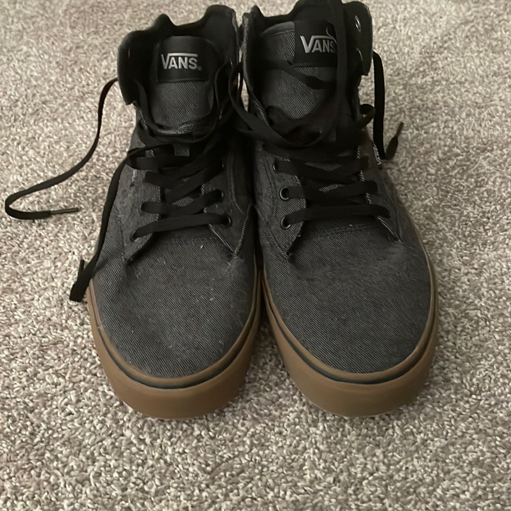 VANS grey high top. Never worn